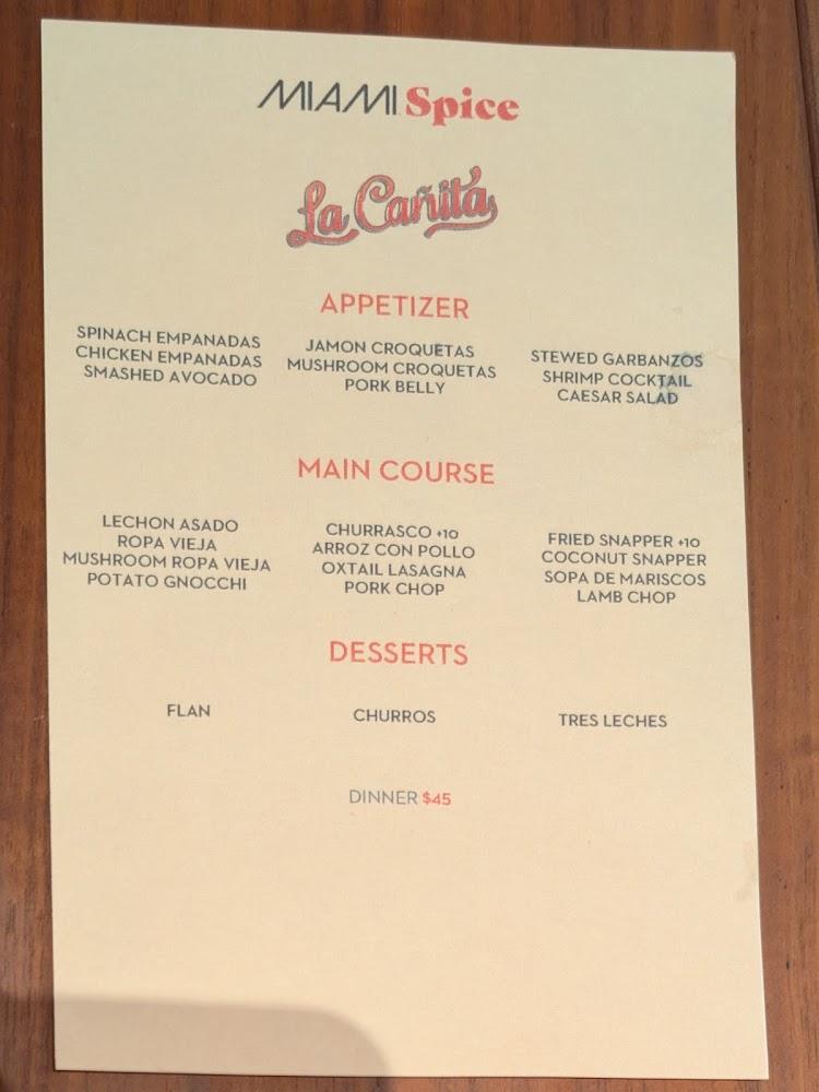 La Cañita Kendall Menu image 3