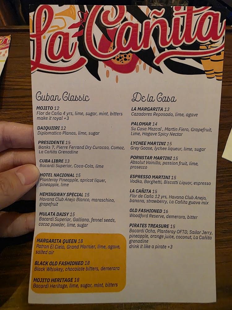 La Cañita Kendall Menu image 4